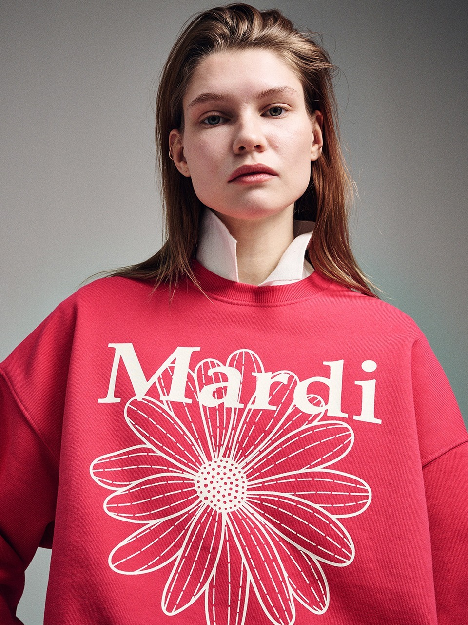 ●Mardi Mercredi●UNISEX SWEATSHIRT FLOWERMARDI_WH/TANGERINE 楽天市場】マルディメクルディ Mardi Mercredi スウェット