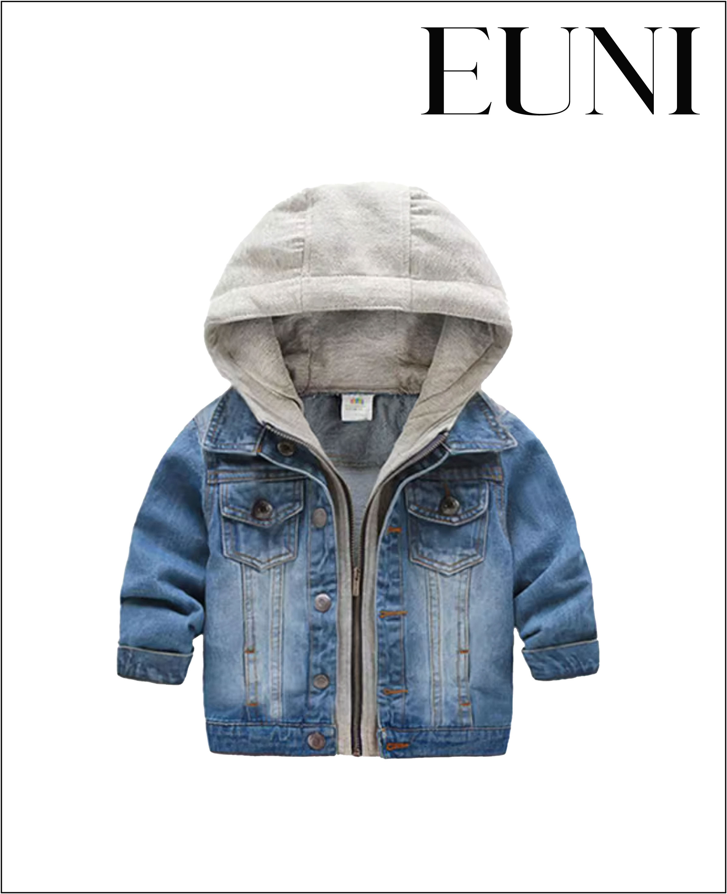 浪漫牛仔連帽外套