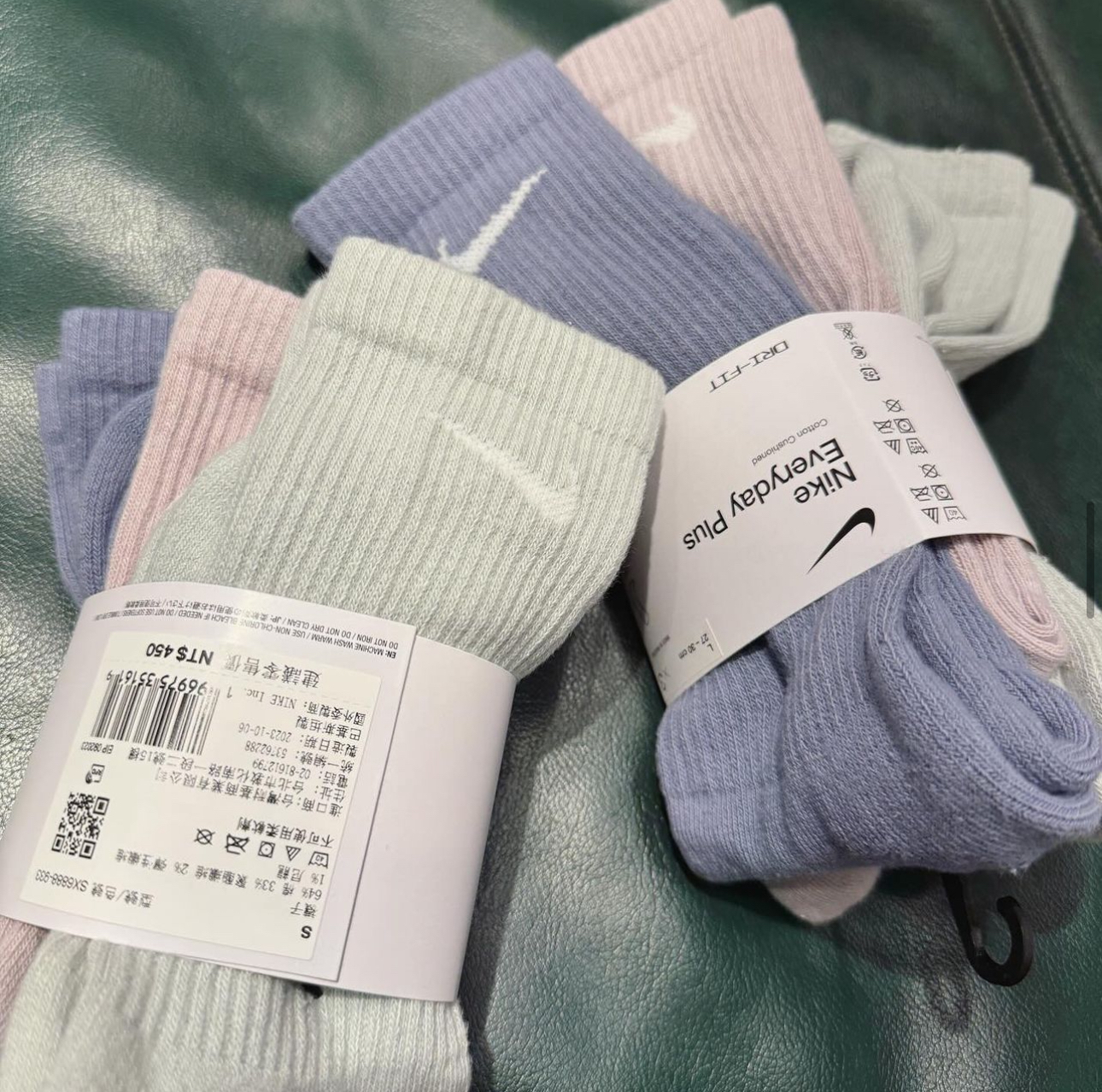 Nike 長襪 莫蘭迪配色 ( SX6888-933 ) 馬卡龍配色