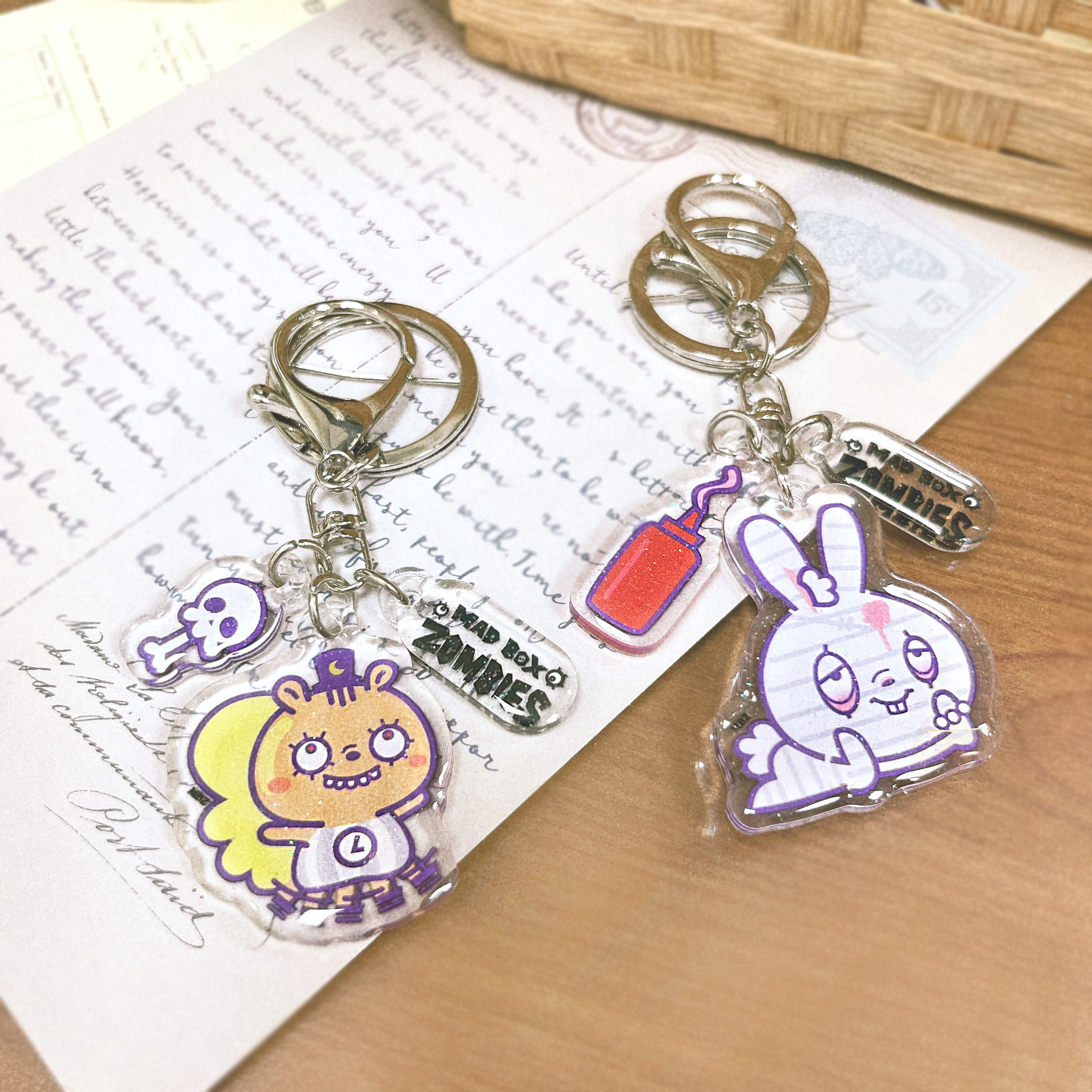 【現貨/全套販售】Mad Box Zombies - 壓克力吊飾  (7入)