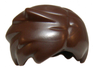 Lego 20597 Minifigure, Hair Short Tousled with Side Part and Lock Sticking Up