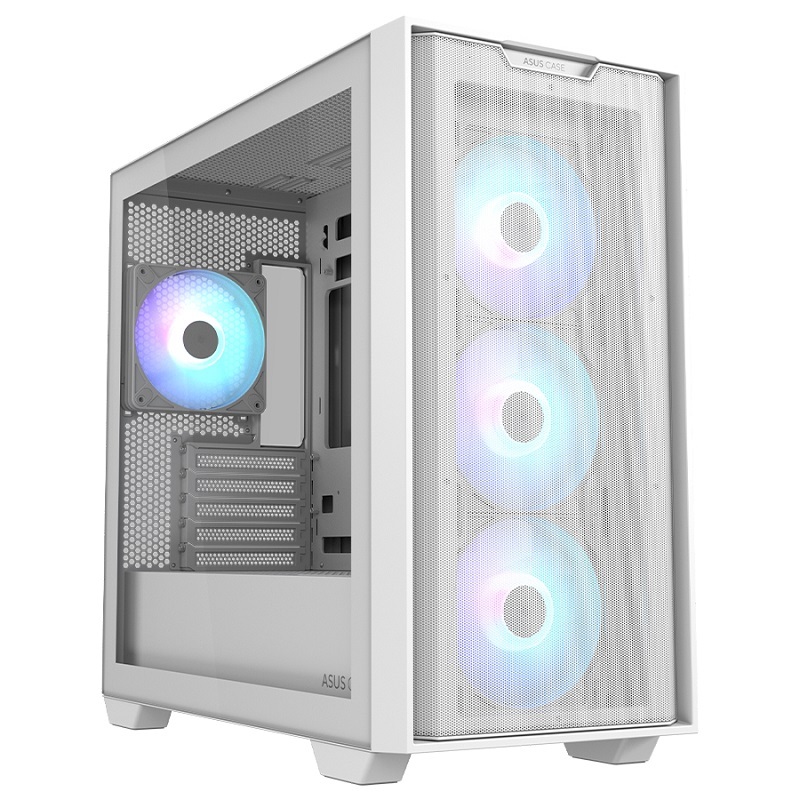 ASUS 華碩 A21 PLUS 玻璃透側 M-ATX機殼 支援背插式主板 黑色/90DC00H0-B10000 白色/90DC00H3-B10000