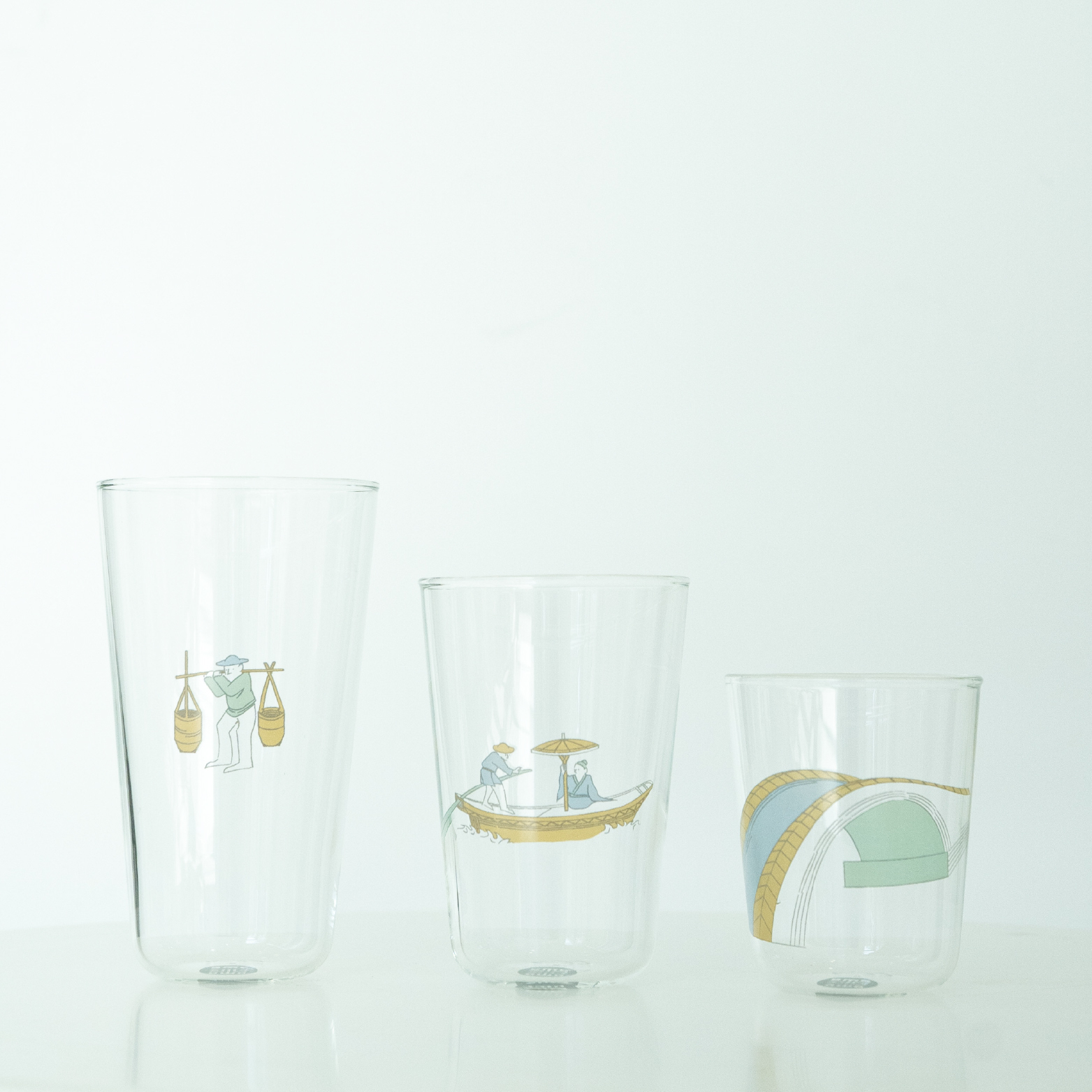 故宮 × 南美春室 The POOL｜清明上河圖 - 143 Plus 耐熱杯組