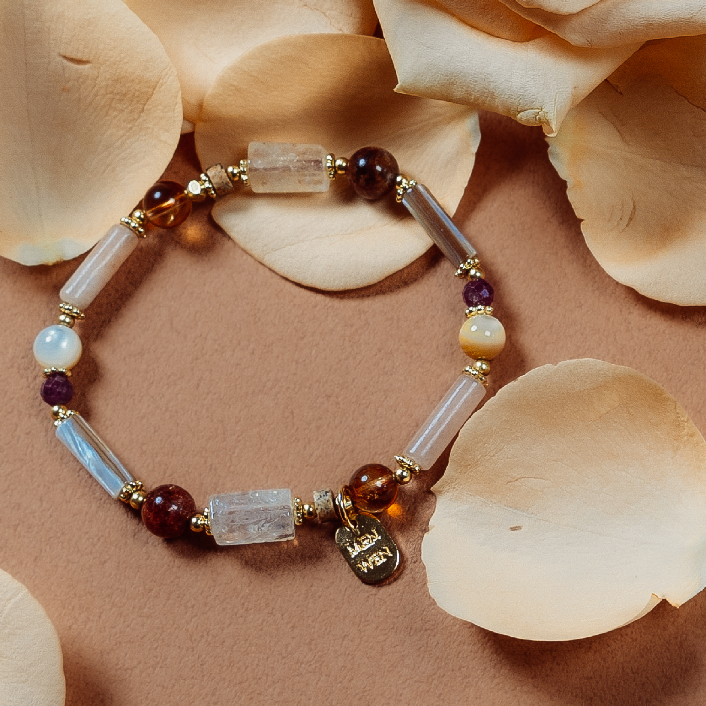 茶香之樂｜黃水晶彩幽靈手鍊 C1585