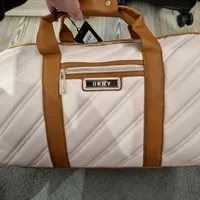 [S] DKNY DO920BS2 BIAS QUILTED GYM DUFFLE BAG,PINK, 755406165937 (SD753)