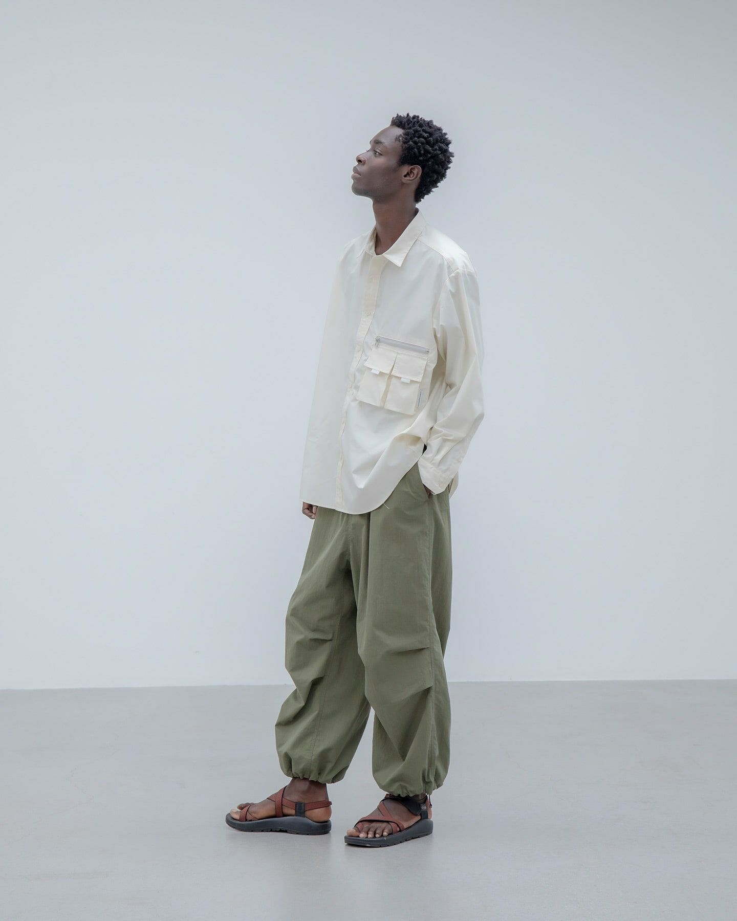 SOPH Uniform Experiment 2024 S/S COTTON WEATHER FIELD BAGGY SHIRT - PRE ORDER ITEM (預訂中)
