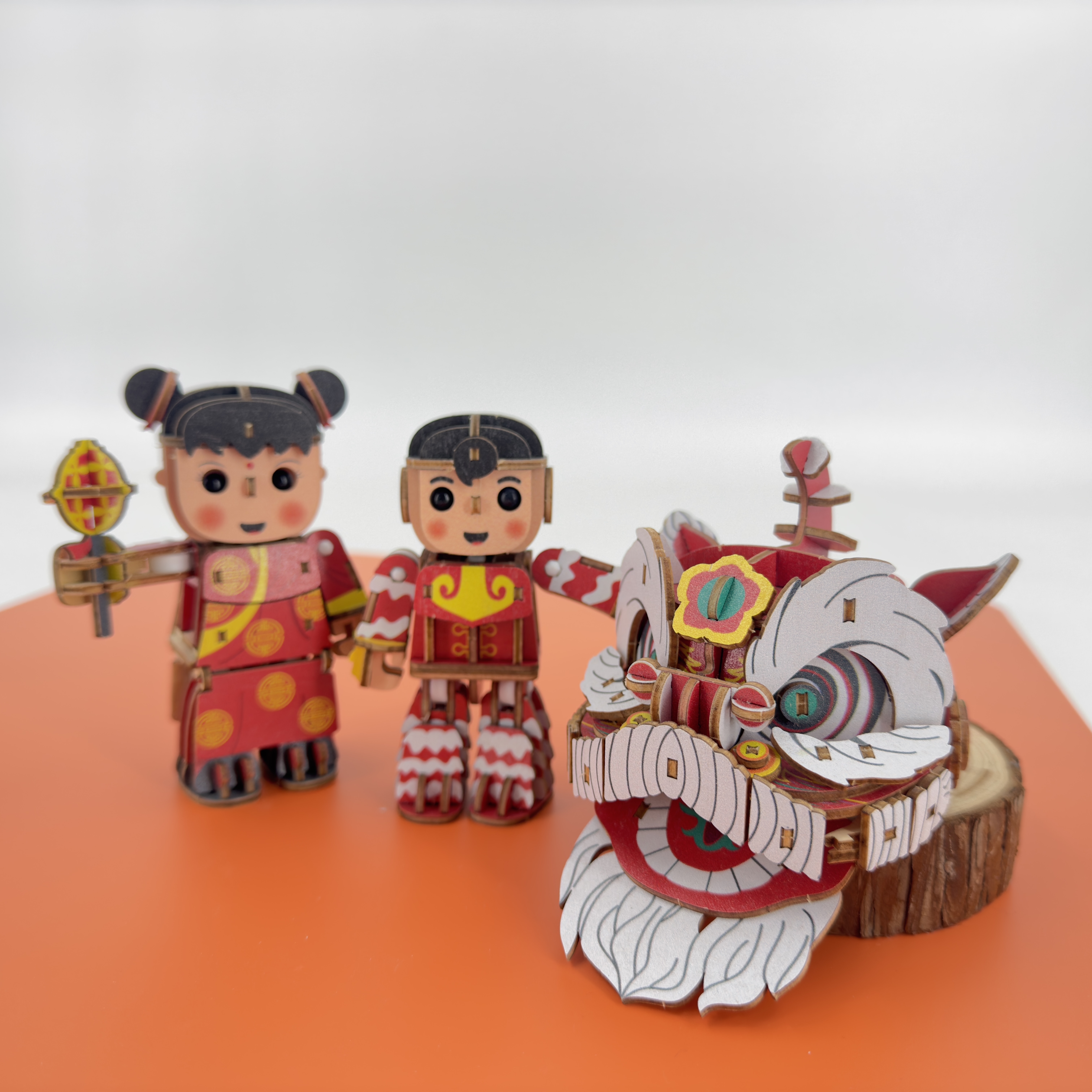 Jigzle MOJI - Lion Dance Set
