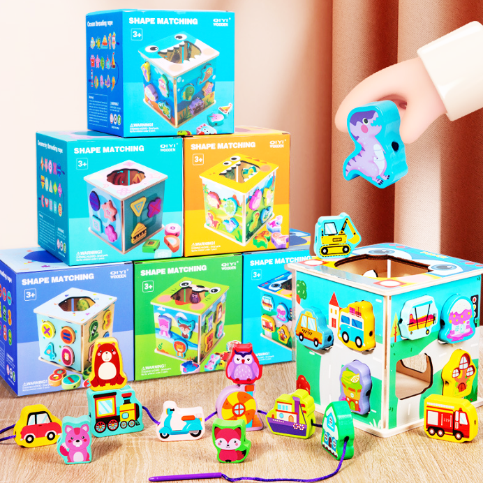 動物積木穿繩遊戲盒 MT0923