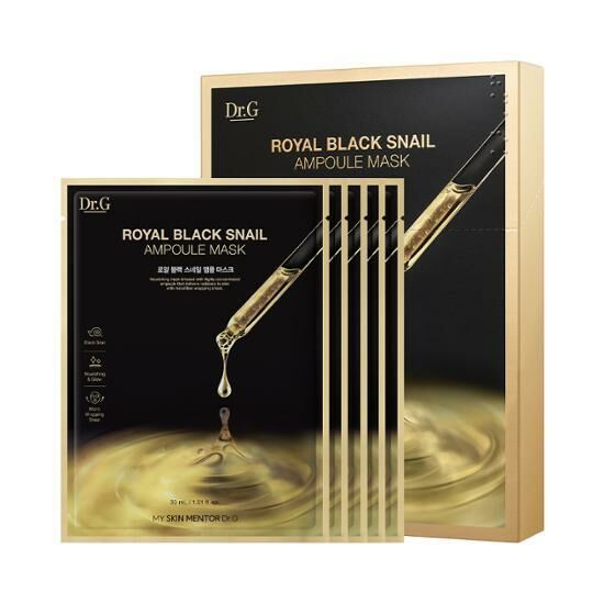 Dr.G Royal Black Snail Ampoule Mask [5PCS]