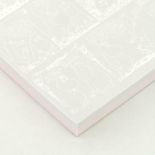 Moomin 嚕嚕米 A6尺寸 2種圖案 便條本 漫畫圖案｜Sun Star 日本