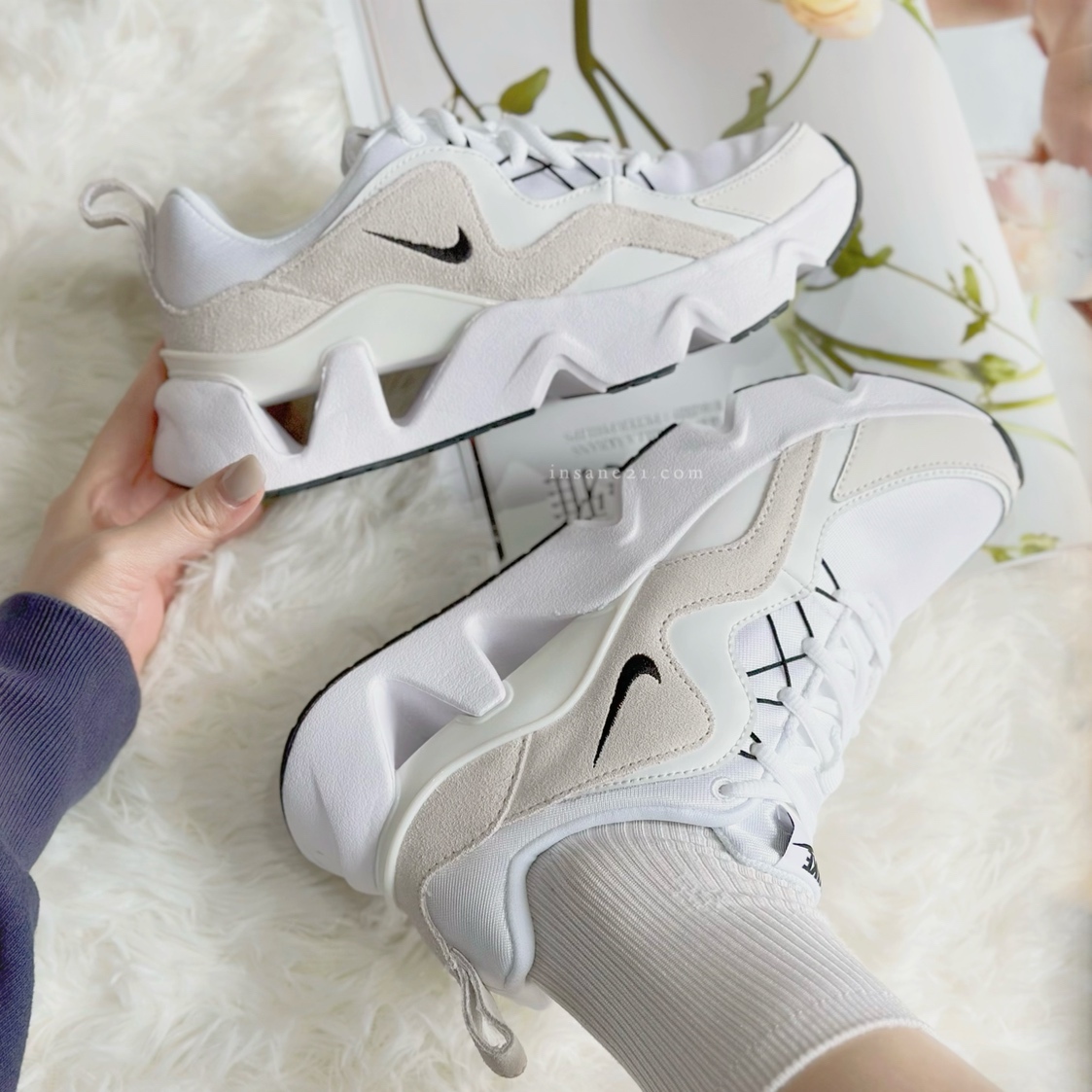 NIKE RYZ 365 米白 孫芸芸 增高 老爹鞋 女鞋 全新正品 BQ4153-100