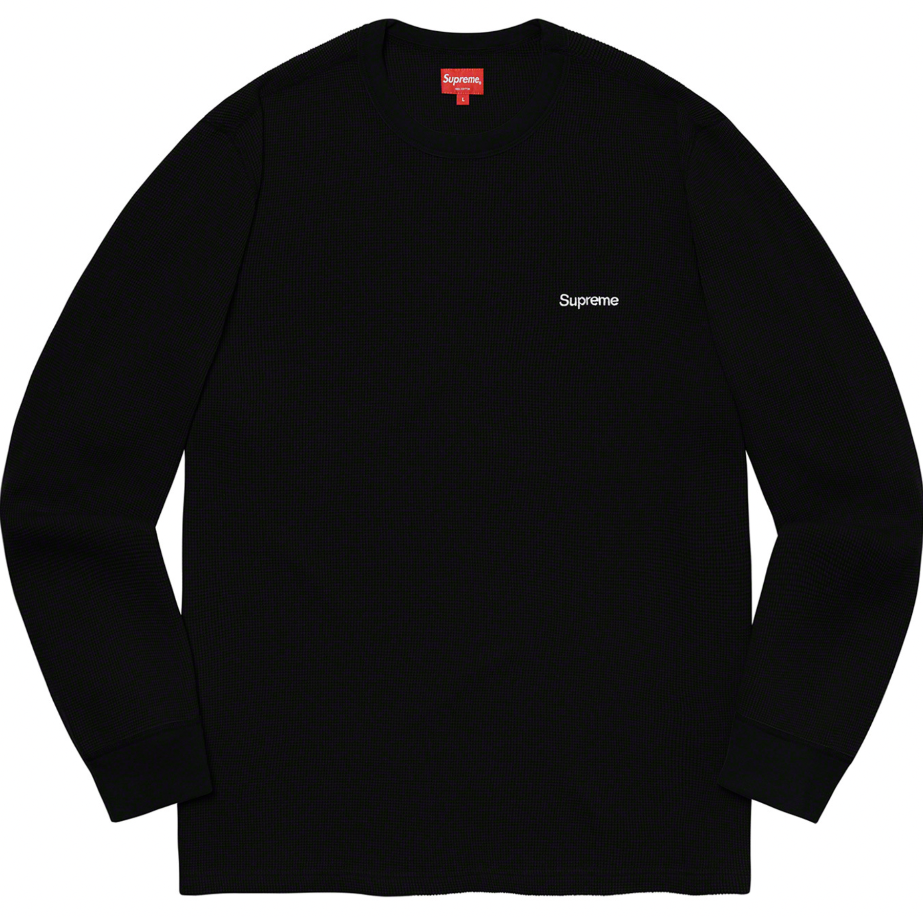 Supreme HQ Waffle Thermal LS | Black