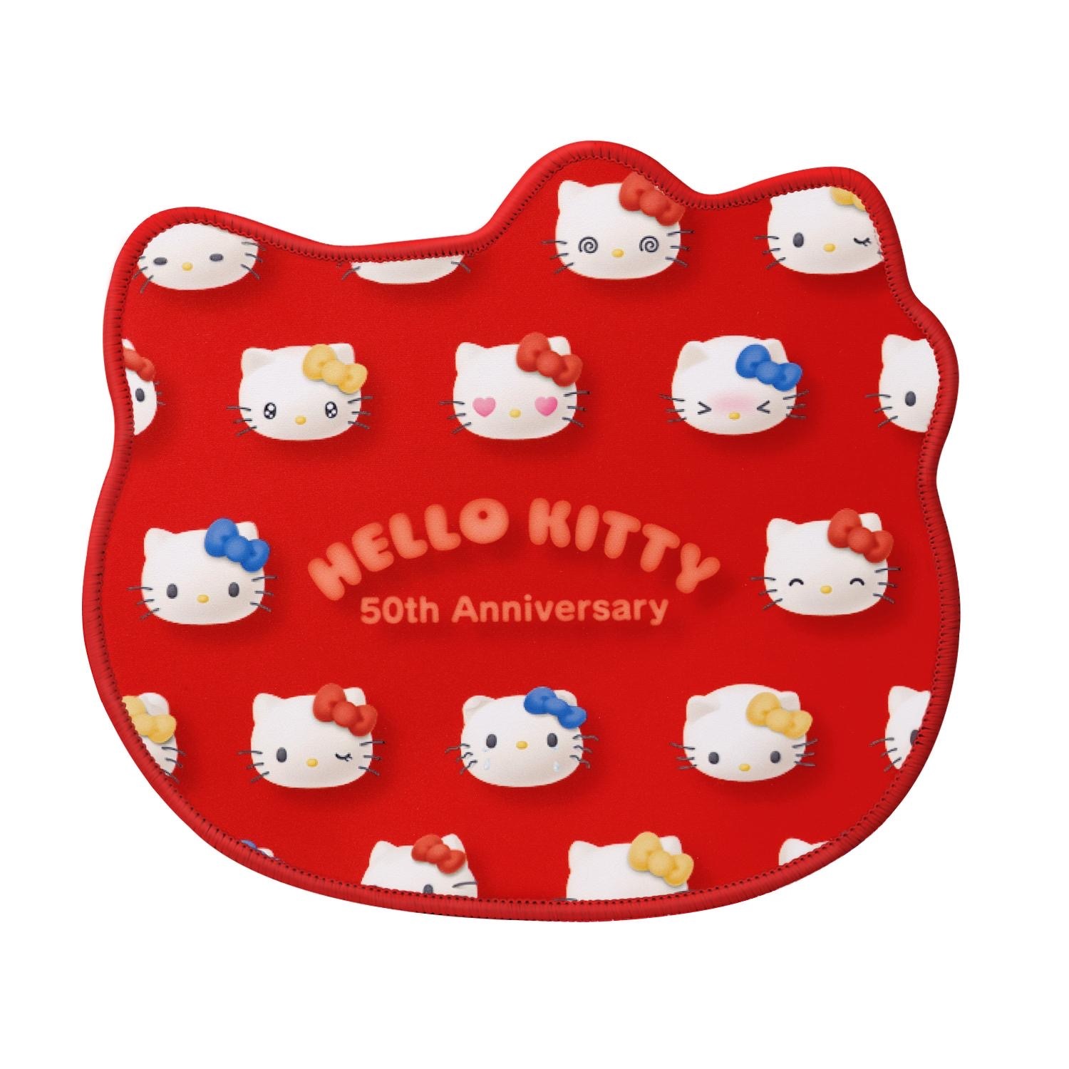 Hello Kitty 50週年造型滑鼠墊