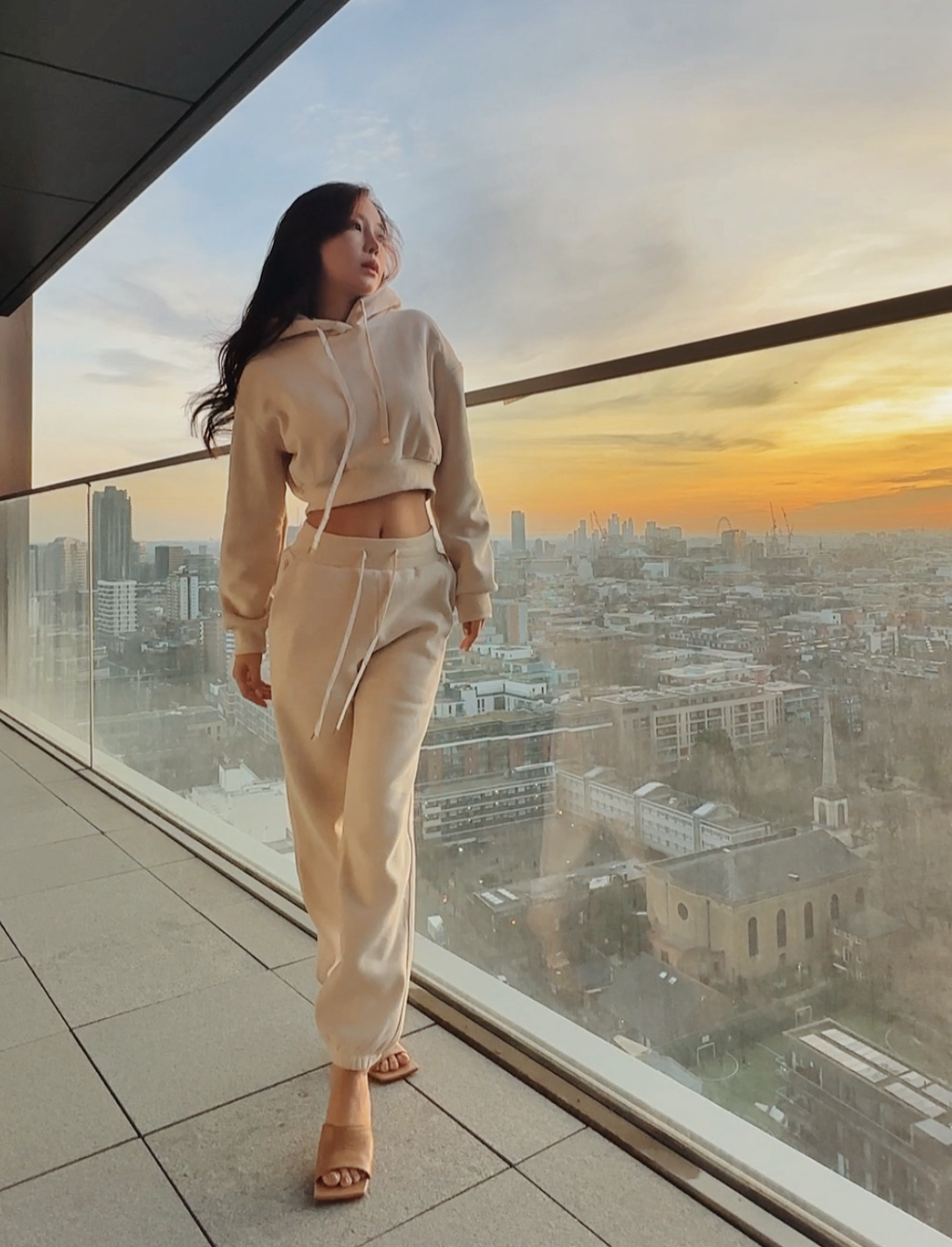 Winter sunshine 保暖加絨! 軟呼呼連帽套裝