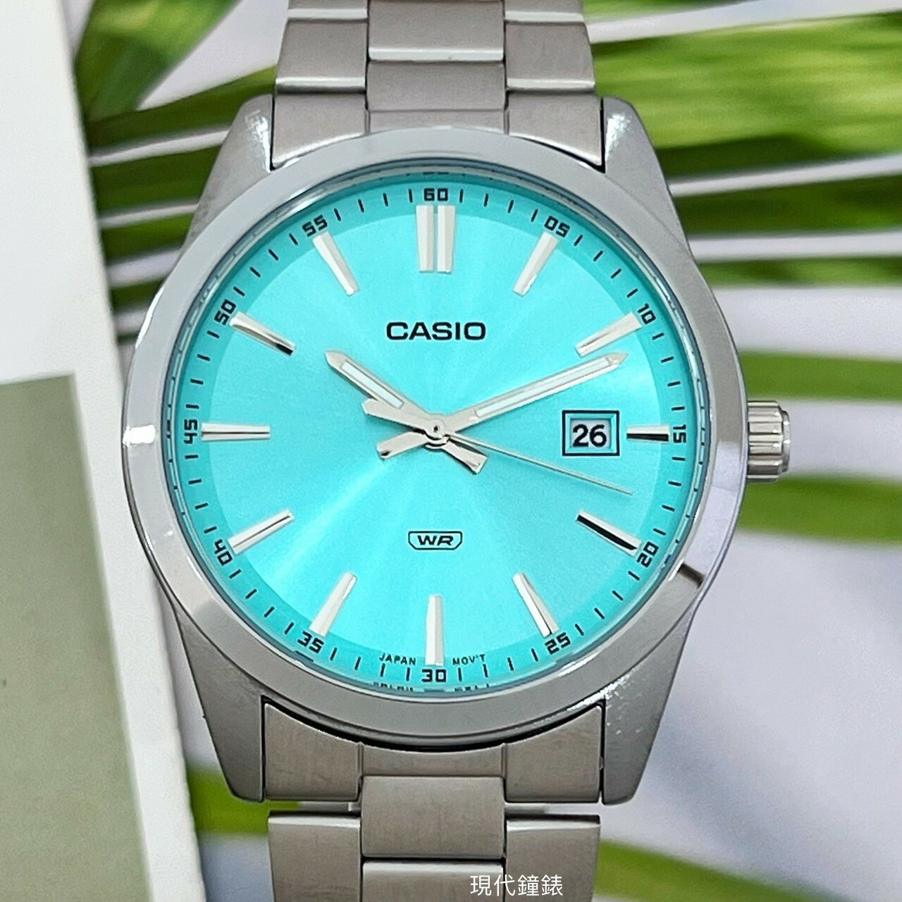 【CASIO 卡西歐】Casio 潮流鮮豔色彩不鏽鋼腕錶MTP-VD03D-2A3 41mm 現代鐘錶