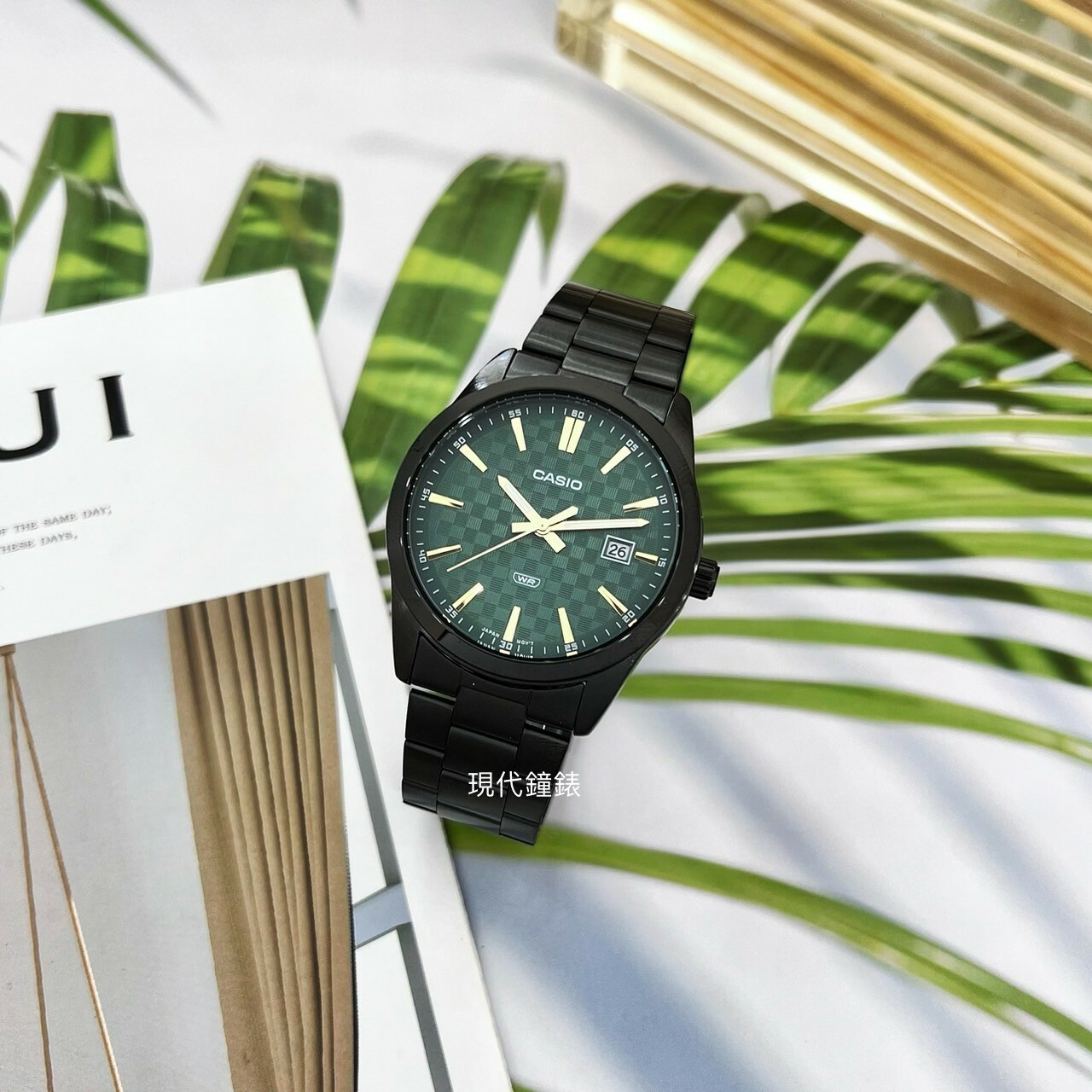 【CASIO 卡西歐】潮流格紋不鏽鋼腕錶MTP-VD03B-3A 41mm 現代鐘錶