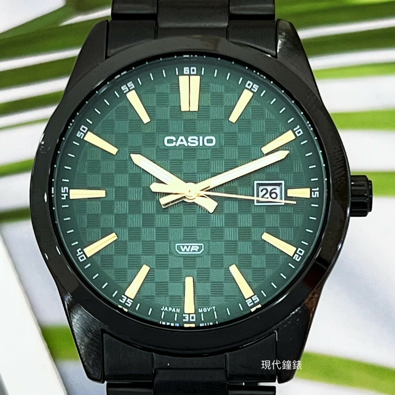 【CASIO 卡西歐】潮流格紋不鏽鋼腕錶MTP-VD03B-3A 41mm 現代鐘錶