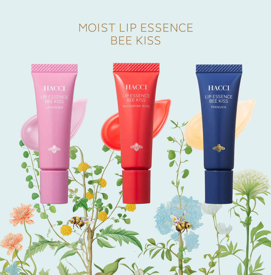 HACCI Moist Lip Essence Bee Kiss 蜂蜜滋養唇部精華 9g