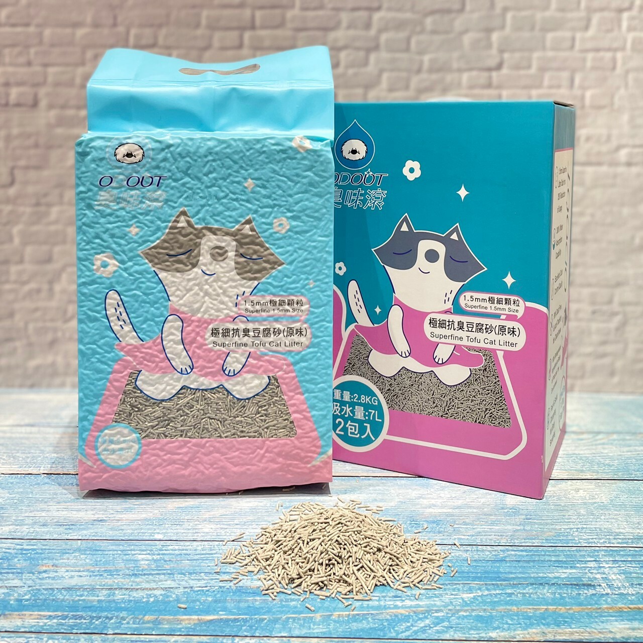 臭味滾｜除臭豆腐貓砂 1.5mm (單包賣場)