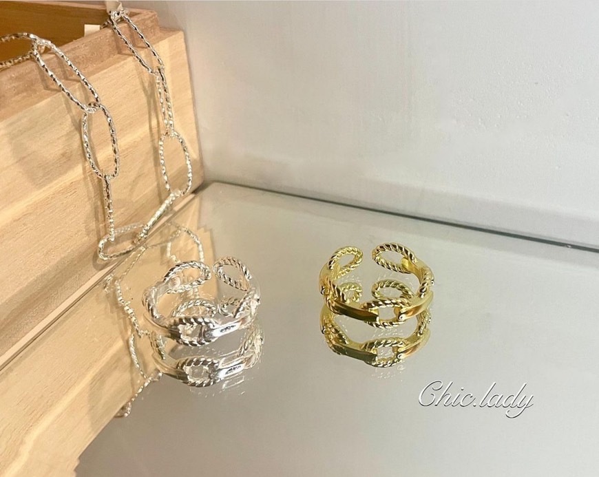 Ring | 寬版鏈條戒