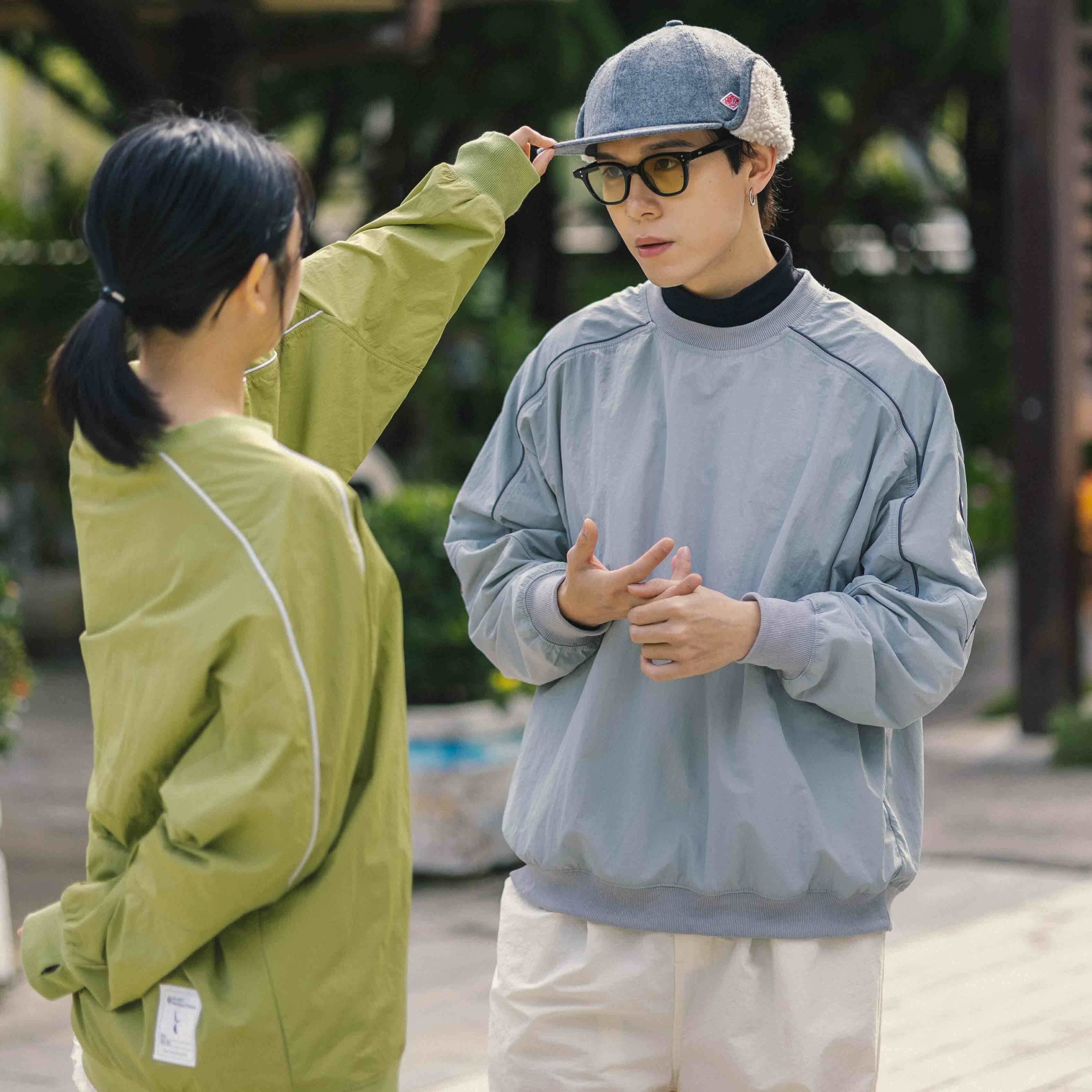 QUEST Cut Line Tee 出芽尼龍大學Tee 4色