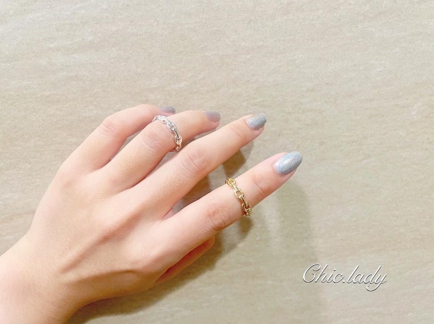 Rings | 窄版鎖鏈戒