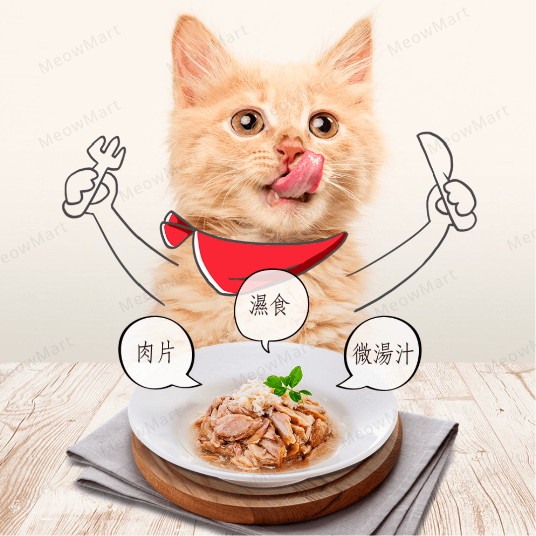 【任選24罐】Cherie 法麗 - 微湯汁高纖排毛貓罐 80g (平均$13)