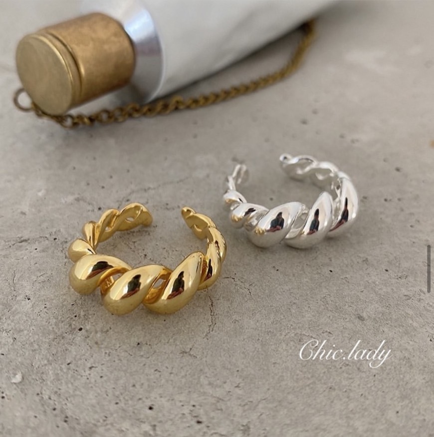 Ring | 寬版螺旋麵包戒