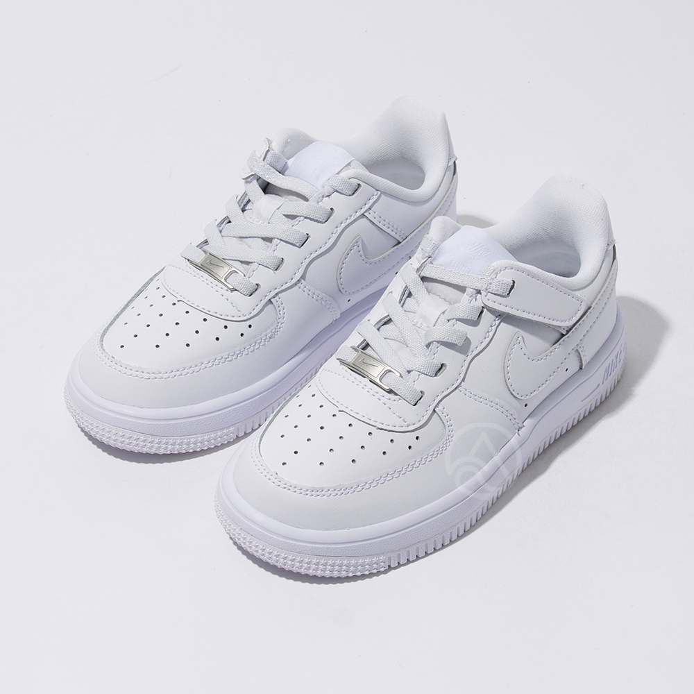Nike Air Force 1 Low Easyon PS 中童 白 AF1 魔鬼氈 休閒鞋 FN0237-111
