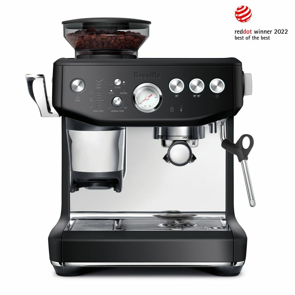 Breville BES876BST 意式咖啡機 (黑綱限量版)【額外贈送迷你咖啡敲粉盒】