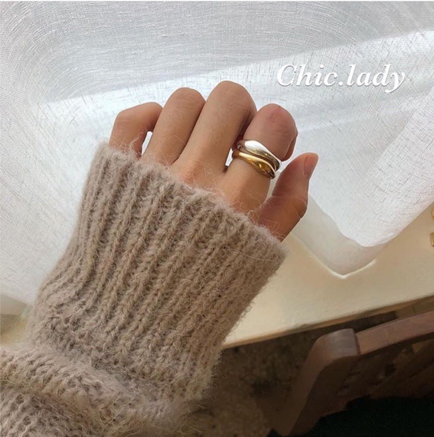 Ring | 波浪雙色戒