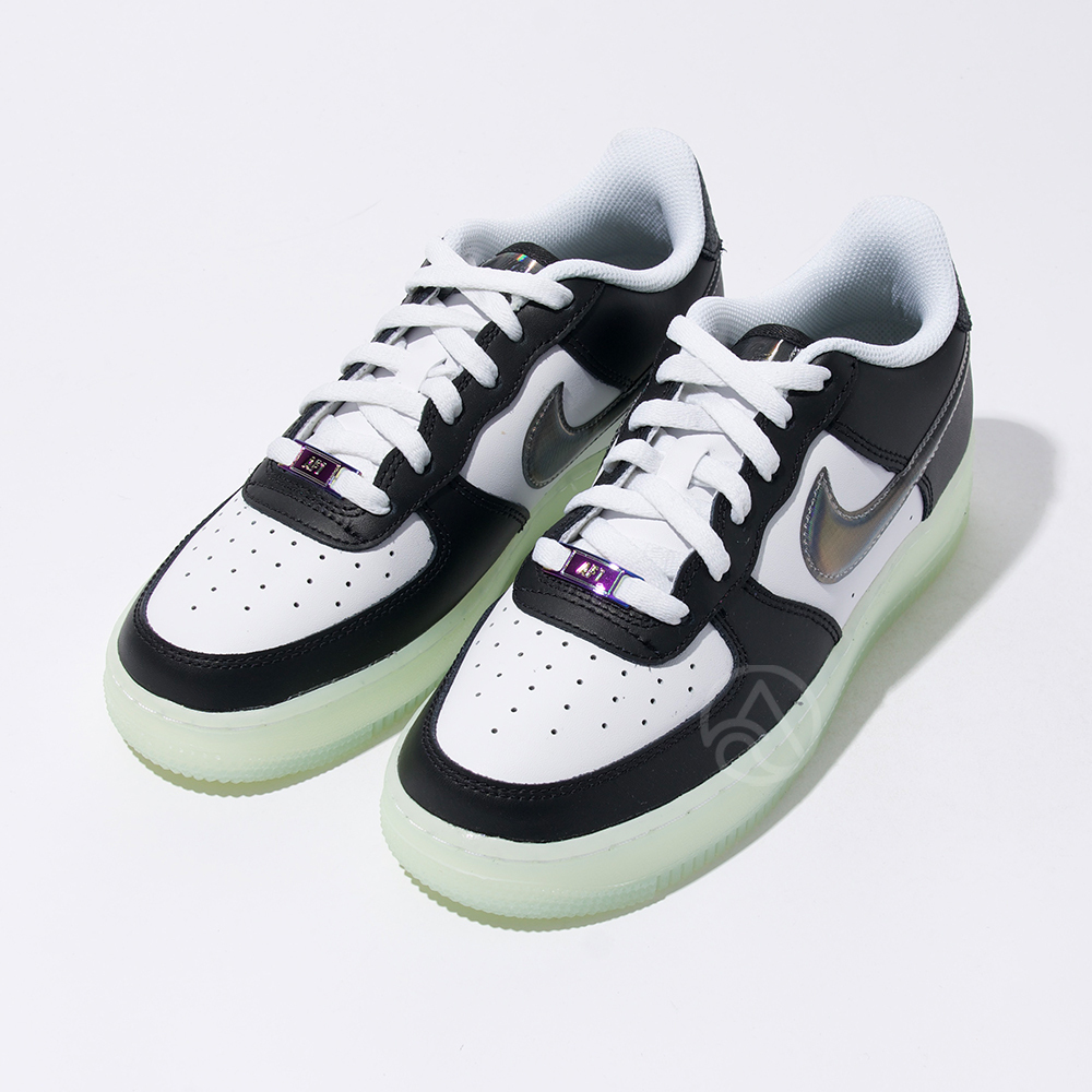 Nike Air Force 1 Low LV8 GS 大童 龍年 黑綠 果凍底 AF1 休閒鞋 FZ5529-103