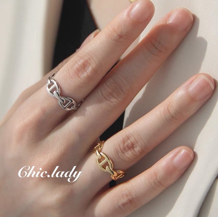 Ring | 純銀素面豬鼻戒