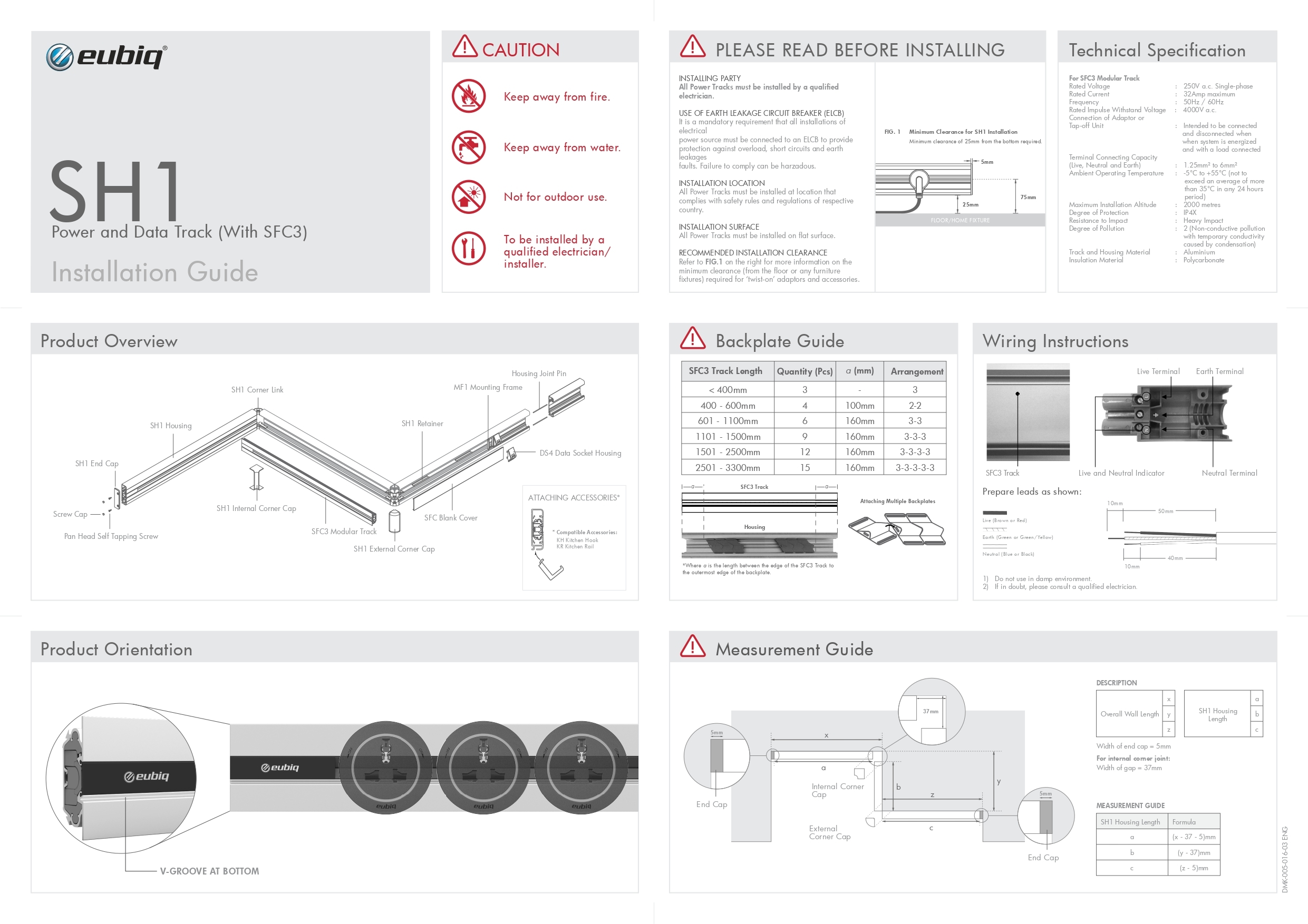 eubiq sh1 安裝說明書