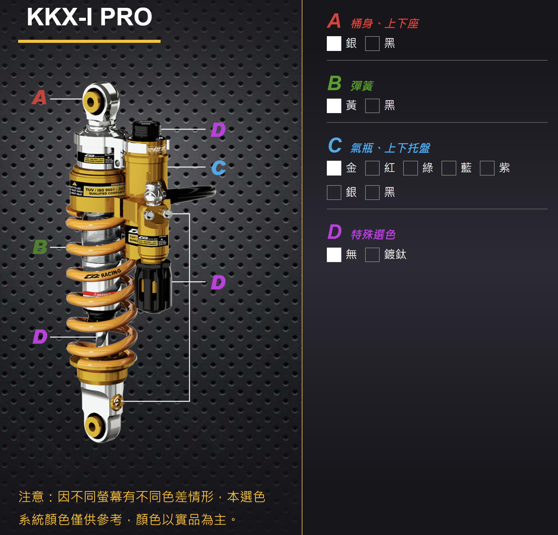 【D2】摩托車 後 避震器 KKX-I DDX-I KKX DDX PRO
