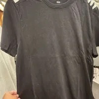 [S] DKNY MEN'S SHOULDER LOGO T-SHIRT,BLACK, M1312008-BLK (SD776)