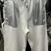 [S] DKNY FLEECE POCKET PANTS,CREAM, B3341575-CRM FINAL SALE (SD786)