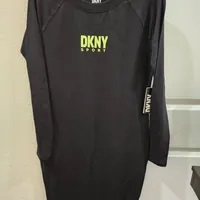 [S] DKNY SPORT LOGO DRESS,BLACK/ZST, DP2D4694-ZST (SD792)