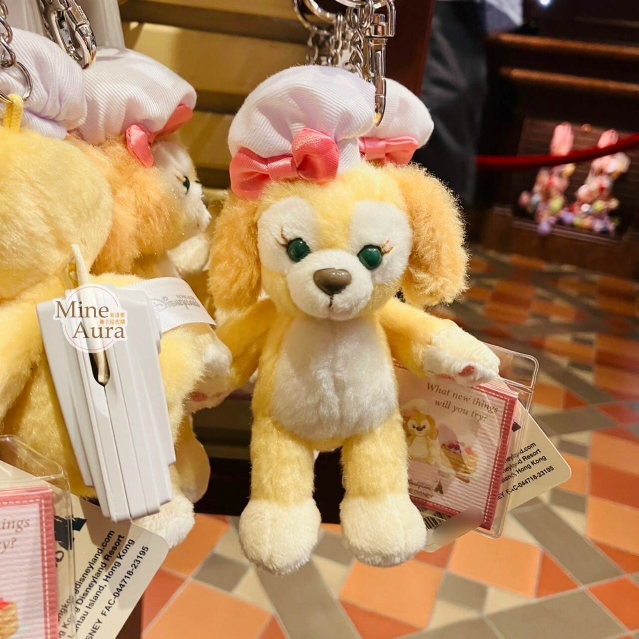 可琦安 餅乾 CookieAnn 站姿 吊飾 鑰匙圈 -香港迪士尼樂園