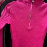 [S] DKNY SIDE LOGO PULLOVER,ELECTRIC FUCHSIA/BLACK, P3MSAJ71-A2V (SD801)
