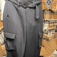 [S] DKNY CARGO PANTS,BLACK, B1440651-BLK (SD805)