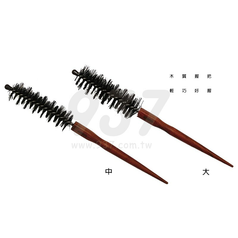 MAGGIE梨花木細鐵圓梳