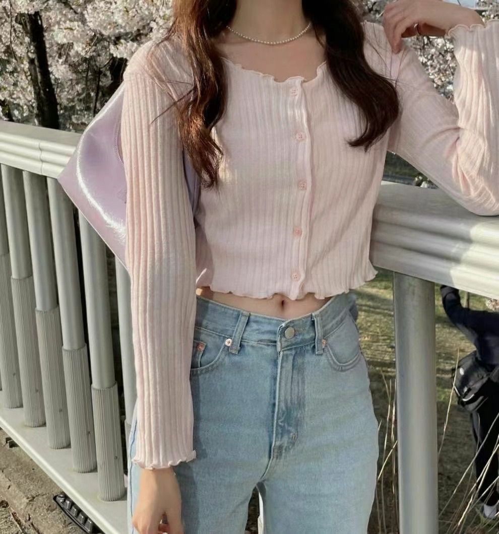 【優惠價預訂】韓國木耳邊春裝小外套（4色）