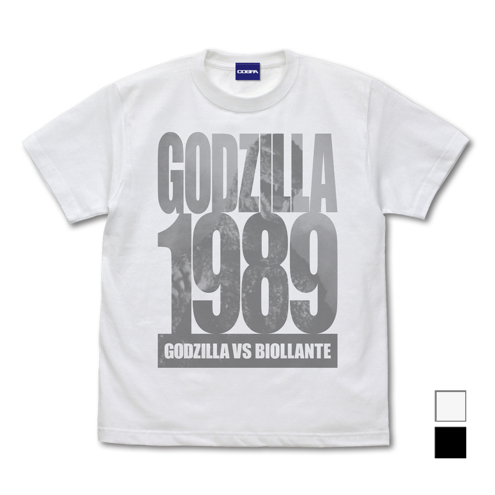Cospa 0729 ｺﾞｼﾞﾗ1989 Tｼｬﾂ/白色