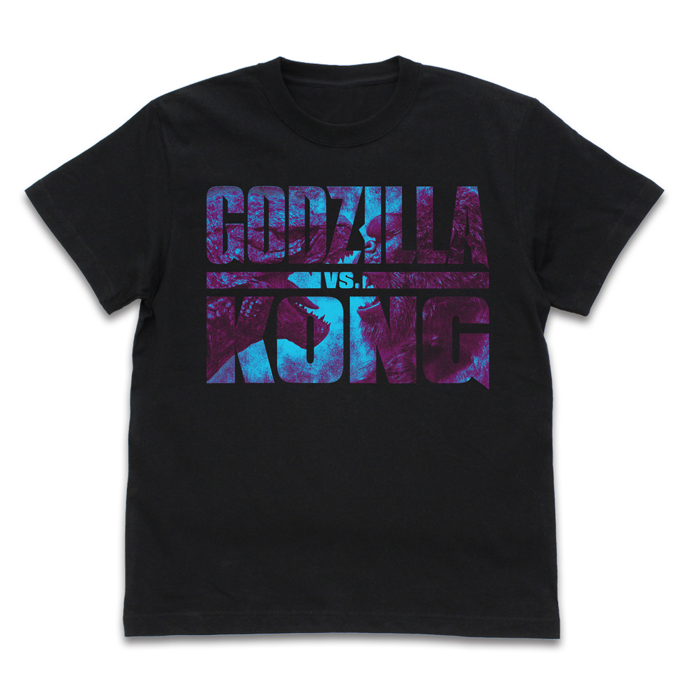 Cospa 0729 ｺﾞｼﾞﾗvsｺﾝｸﾞﾛｺﾞ Tｼｬﾂ/黑色