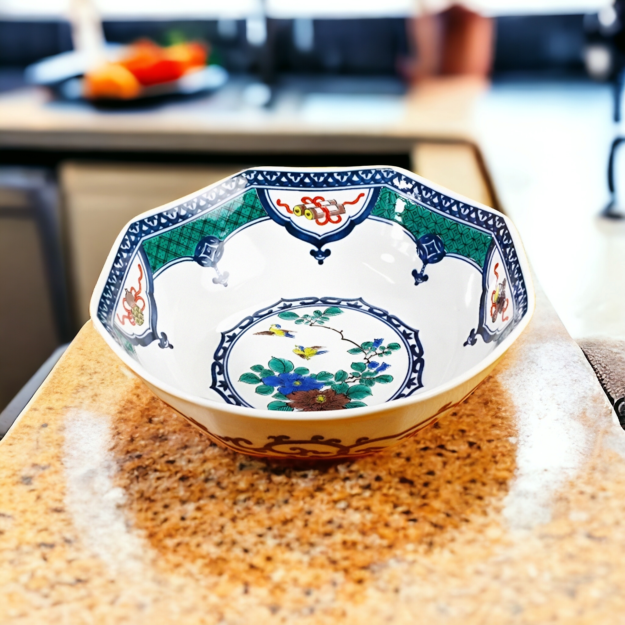 訂購」日本製九谷燒陶瓷餐盤(SH-06)