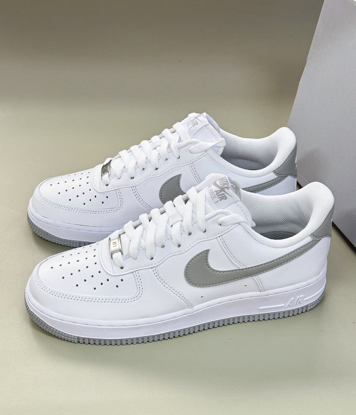 Nike Air Force 1 霧灰白 男鞋