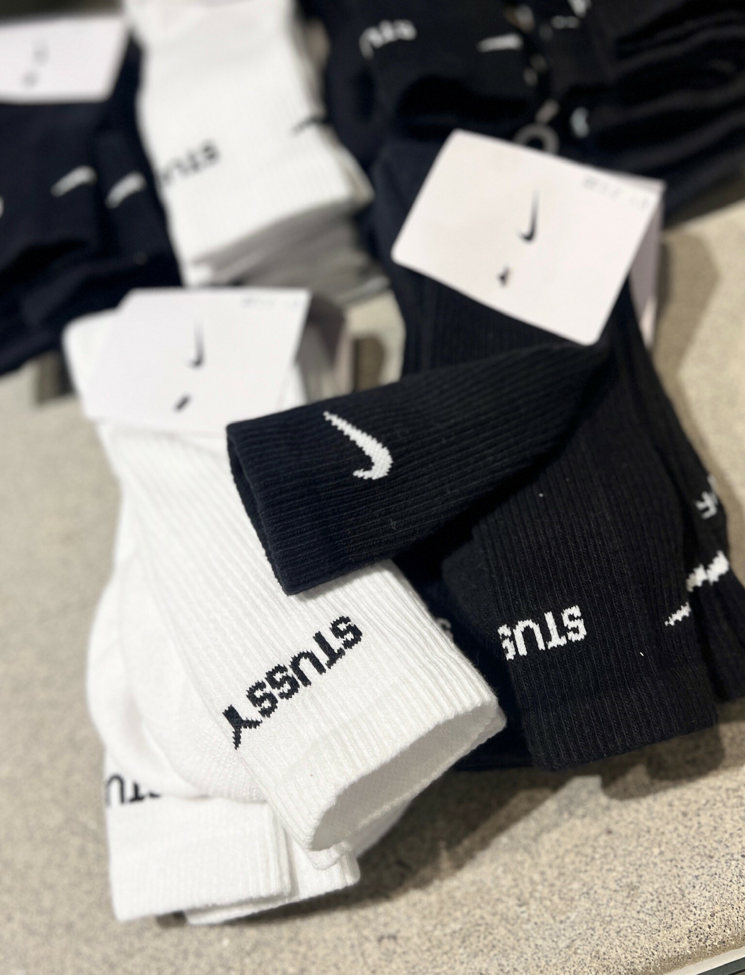 <快速出貨> Nike X Stüssy 聯名長襪 黑
