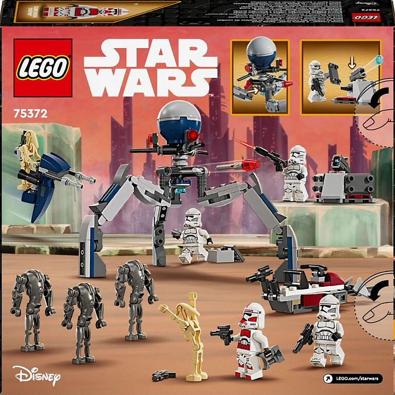 LEGO 75372 Clone Trooper™ & Battle Droid™ Battle Pack (Star Wars™星球大戰)