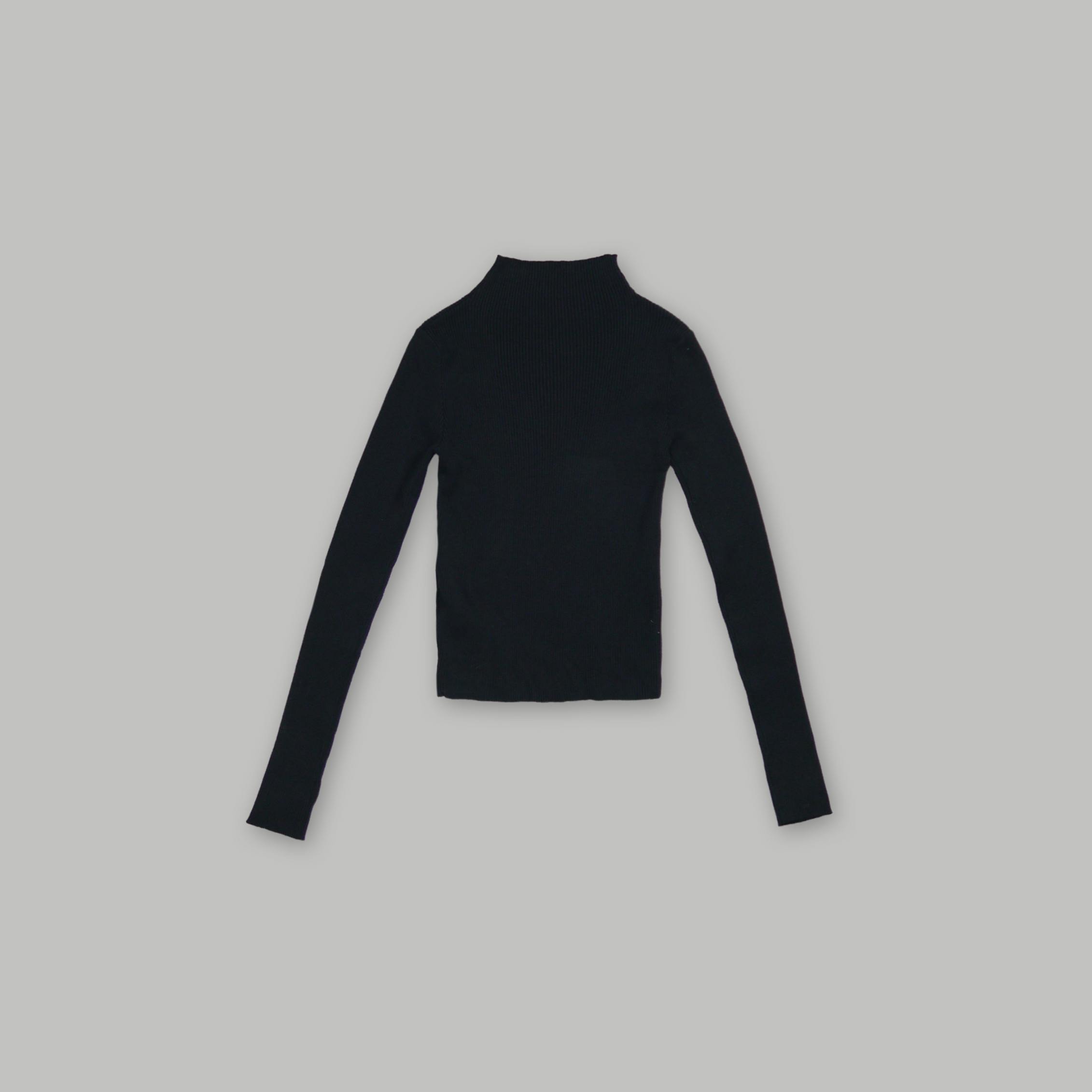 J.P.L. 高領羅紋指孔內搭上衣 ╭ 2色 ╮